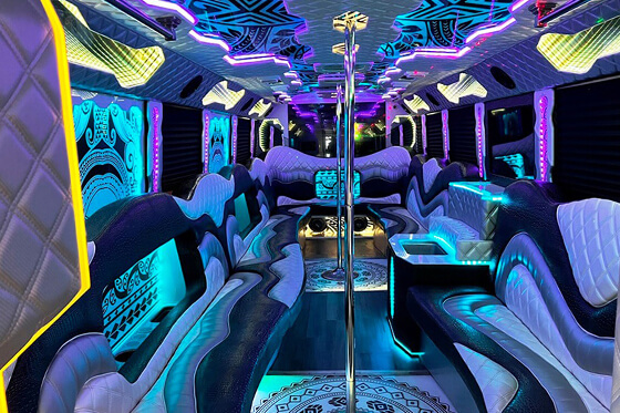 fancy party bus