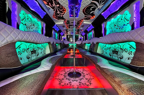 34 passenger party bus