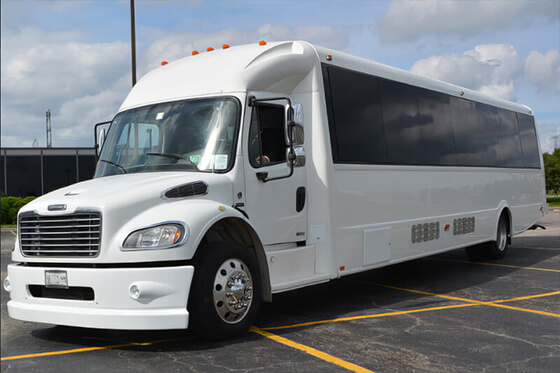 white party bus