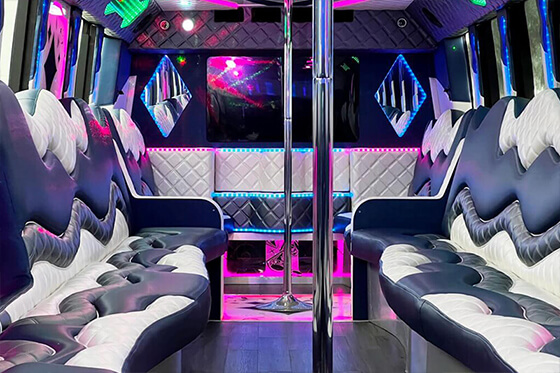 large limo bus