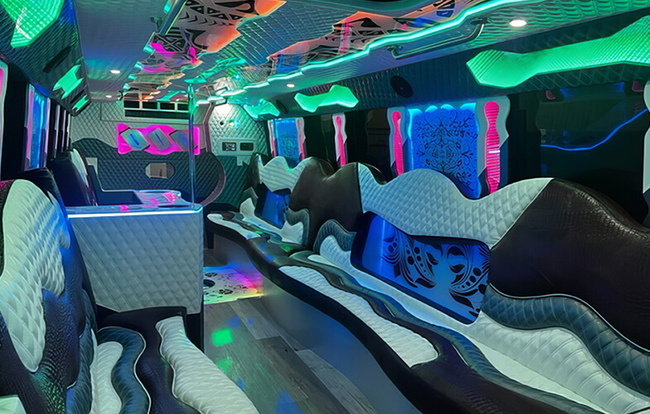 stretch limo bus